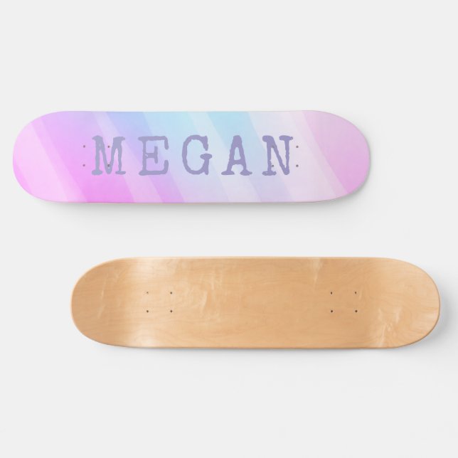 Skate Opção de Placa Personalizada Pastel para adicionar (Horz)