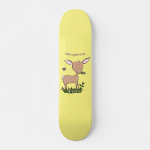 Skate Óptica de desenho animado de veado de bebê feliz
