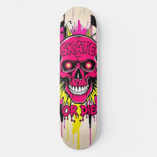 Skate or Die Nº5 - Skateboard Deck - Punk Grunge