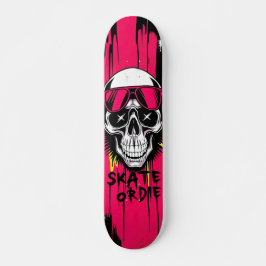 Skate or Die Nº6 - Skateboard Deck - Punk Grunge