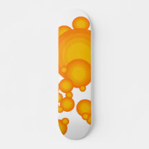 Oranger 70 estilhaçando círculos como bolhas