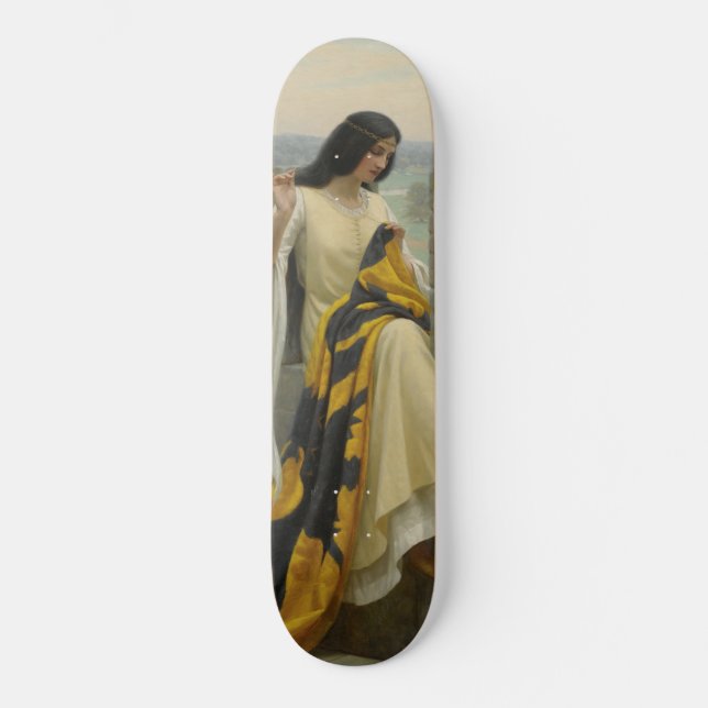 Skate Ordenando o Sinalizador Padrão (Mulher Medieval) (Frente)