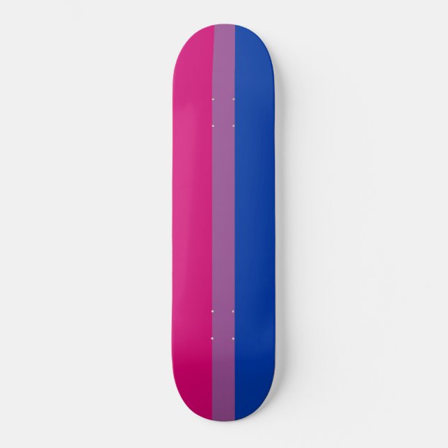 Skate Orgulho Bissexual (Bandeira Bi) (Frente)