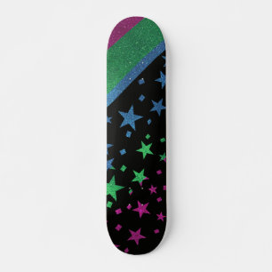 Skate Orgulho gay de Starry Sinalizador Sparkly Polisexu