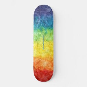 Skate Orgulho gay do SlipperyJoe, o arco-íris colorido é