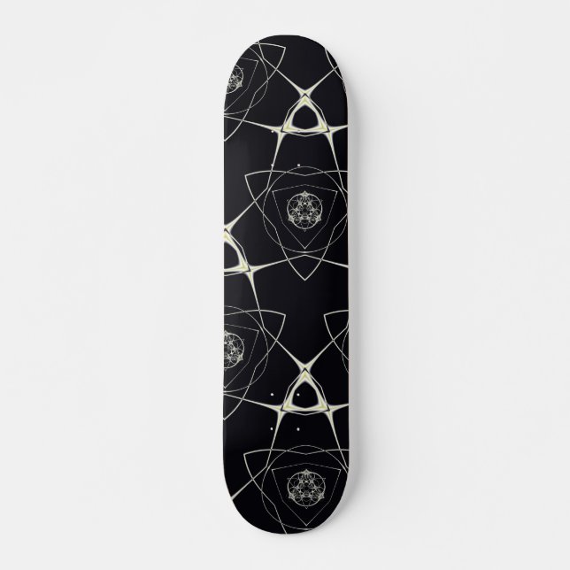 Skate Ornamento Dourado (Frente)