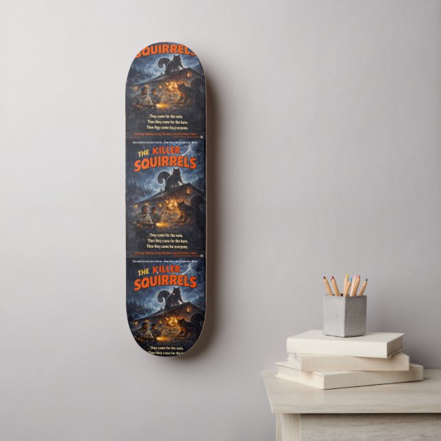 Skate Os Esquilos Assassinos Paródia (Arte de parede)