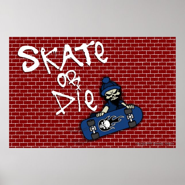 Skate ou Poster de vídeo (Frente)