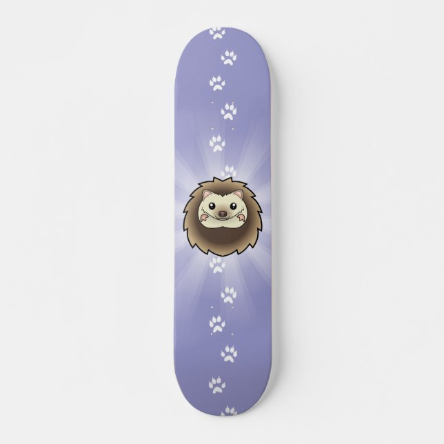 Skate ouriço pigmeu de desenho animado (Frente)
