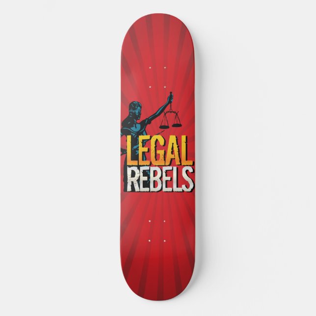 Skate Outdoor de rebels legais personalizados Starburst (Frente)