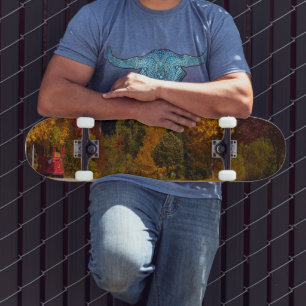 Skate Ovo Harbour, WI Fall Season com carro de rolley