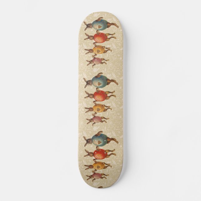 Skate Ovos Dançantes De Coelho Da Páscoa (Frente)