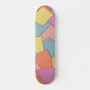 Skate padrão abstrato