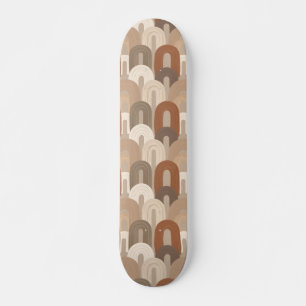 Skate Padrão Abstrato de Arco Neutro
