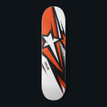 Skate Padrão Abstrato Geométrico Colorido<br><div class="desc">Este design moderno apresenta um padrão geométrico colorido de abstrato #geométrico #nome #abstrato #geométrico #personalizado #presentes personalizados #femininos #girly #na moda #trendy #persongifts #esporte #esporte #skate #skate #skateboard #skateboard #skateboard #divertido #legal #legal #personalizado #natristmas aniversário #giftsc para ele #giftsforher</div>