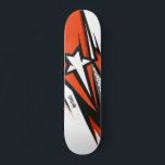 Skate Padrão Abstrato Geométrico Colorido<br><div class="desc">Este design moderno apresenta um padrão geométrico colorido de abstrato #geométrico #nome #abstrato #geométrico #personalizado #presentes personalizados #femininos #girly #na moda #trendy #persongifts #esporte #esporte #skate #skate #skateboard #skateboard #skateboard #divertido #legal #legal #personalizado #natristmas aniversário #giftsc para ele #giftsforher</div>