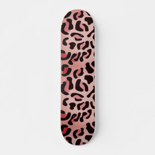 Skate Padrão Animal Moderno de Leopardo