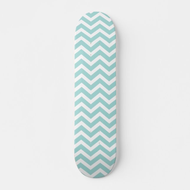 Skate Padrão aqua chevron (Frente)
