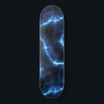 Skate Padrão azul de corrente elétrica<br><div class="desc">skate de padrão azul de corrente elétrica. Escolha o tipo de baralho no menu de opções.</div>