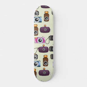 Skate Padrão bonito das câmeras