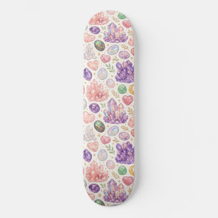 Skate Padrão contínuo de pedras preciosas femininas