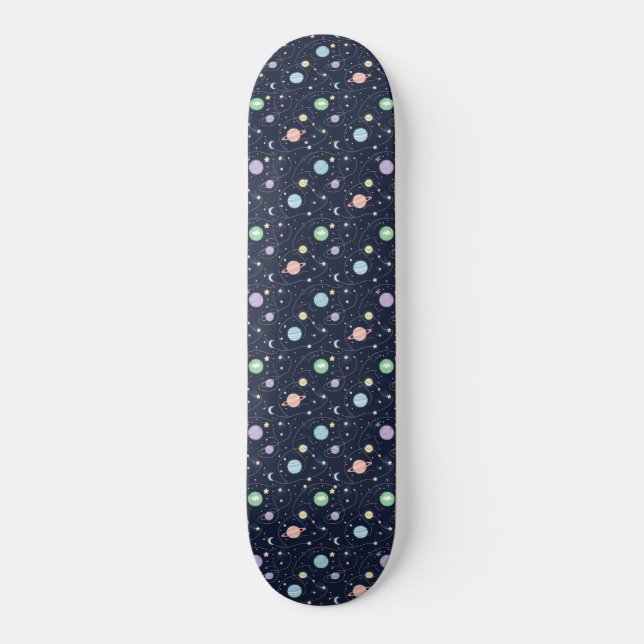 Skate Padrão contínuo de planetas do sistema solar (Frente)