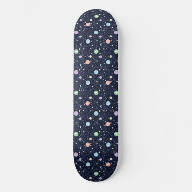 Skate Padrão contínuo de planetas do Sistema Solar (Frente)