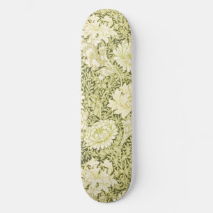 Skate Padrão Crisântemo de William Morris Vintage