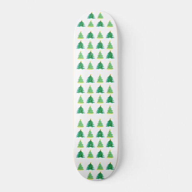 Skate Padrão da árvore de Natal (Frente)
