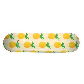 Skate Padrão de abacaxi amarelo claro
