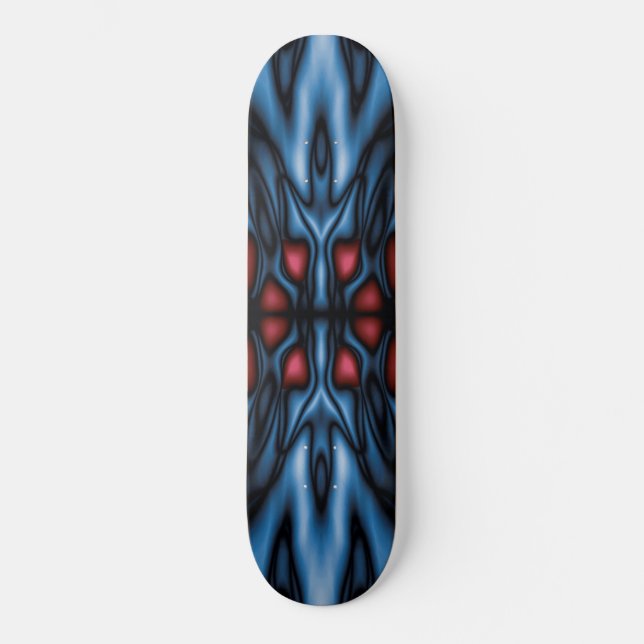Skate padrão de abstrato caleidoscópio (Frente)