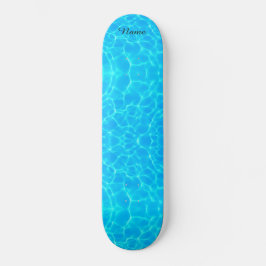 Skate Padrão De Água Aqua Com Ondas De Reflexão