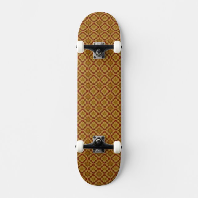 Skate Padrão de Anel de Amor de Fogo (Frente)