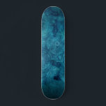 Skate Padrão de Aquarela da Turquesa Elegante Mandala<br><div class="desc">Padrão De Aqua Blue Mandala Floral De Aqua Turquesa Espiritual Elegante.</div>