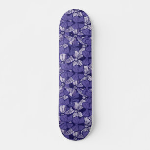 Skate Padrão de Arco Roxo Elegante