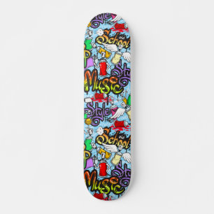 Skate Padrão de Arte de Grafite da Moda 