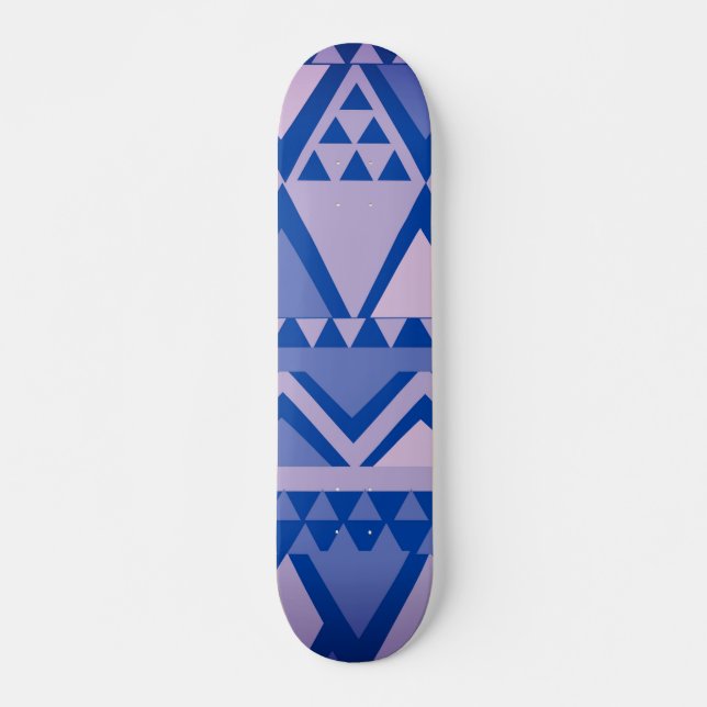 Skate Padrão de Arte Tribal Simples Violet (Frente)