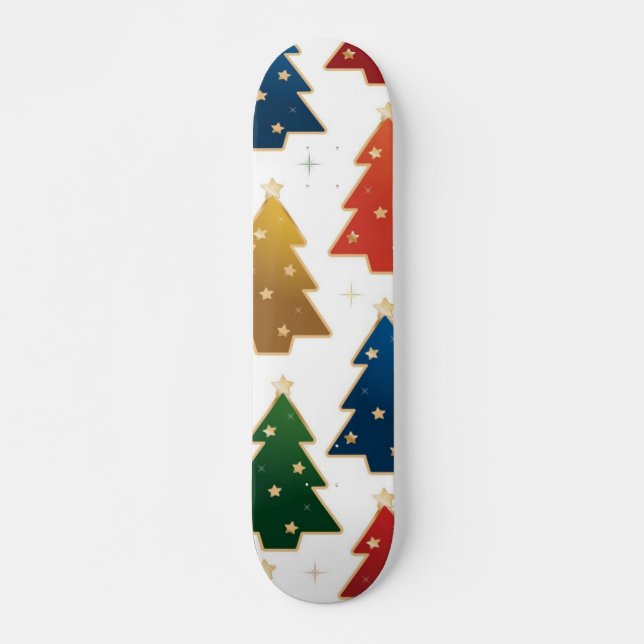 Skate padrão de árvore de Natal (Frente)