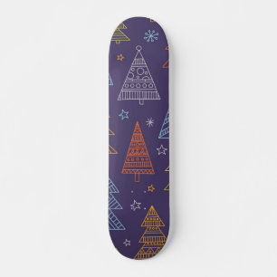 Skate padrão de árvore de Natal