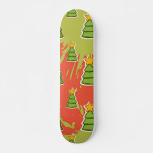 Skate padrão de árvore de Natal