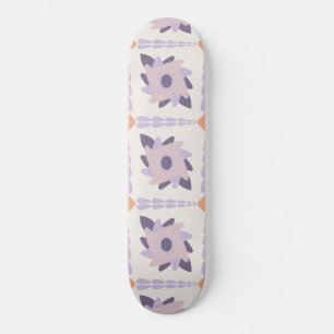 Skate Padrão de Azulejo Decorativo Pastel Roxo