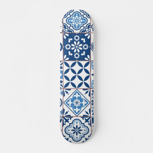 Skate Padrão de azulejos cerâmicos (Frente)