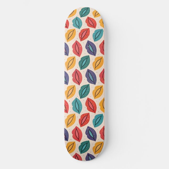 Skate Padrão de Beijo (Frente)