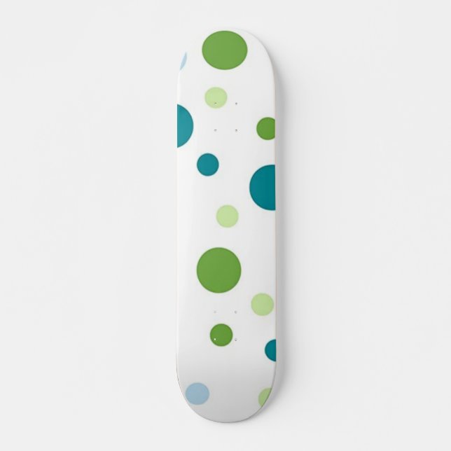 Skate padrão de bolinhas (Frente)