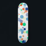 Skate Padrão de Bolinhas Moderna Flutuante Colorida<br><div class="desc">Este design moderno apresenta um legal e moderno padrão de bolinhas colorido #skate #skate #skatelife #skatelife #sk #skateboardingisdiversão #skater #skateshop #skateshop #skateday #skateday #skateboarder #skateboards #skating #life #skatergirl #trendendendage #legal</div>