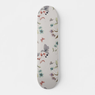 Skate Padrão de Borboleta de Aves Selvagens