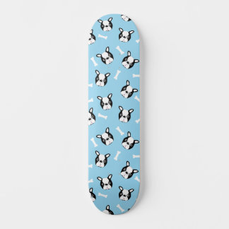 Skate Padrão de Bulldog Francês Fofo e Osso
