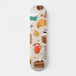 Skate Padrão de café