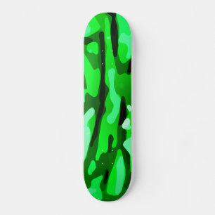 Skate Padrão de Camo Verde Trendy