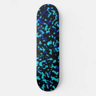 Skate Padrão de Camouflage Azul Legal da Tendy